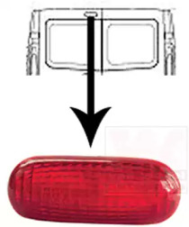 VAN WEZEL 3891929 -  Фонарь сигнала торможения